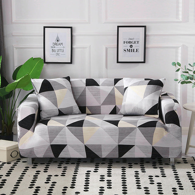 Sofa Sculpt Printed Sofa Cover