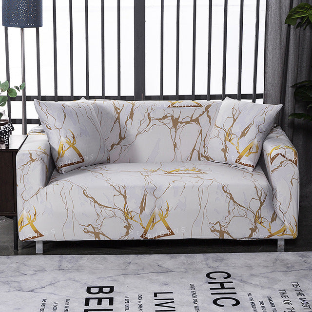 Sofa Sculpt Printed Sofa Cover