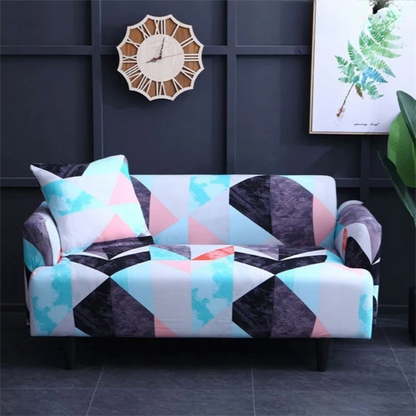 Sofa Sculpt Printed Sofa Cover