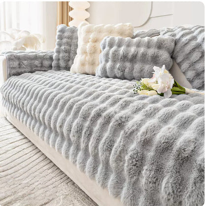 WarmEmbrace™ Faux Fur Couch Cover