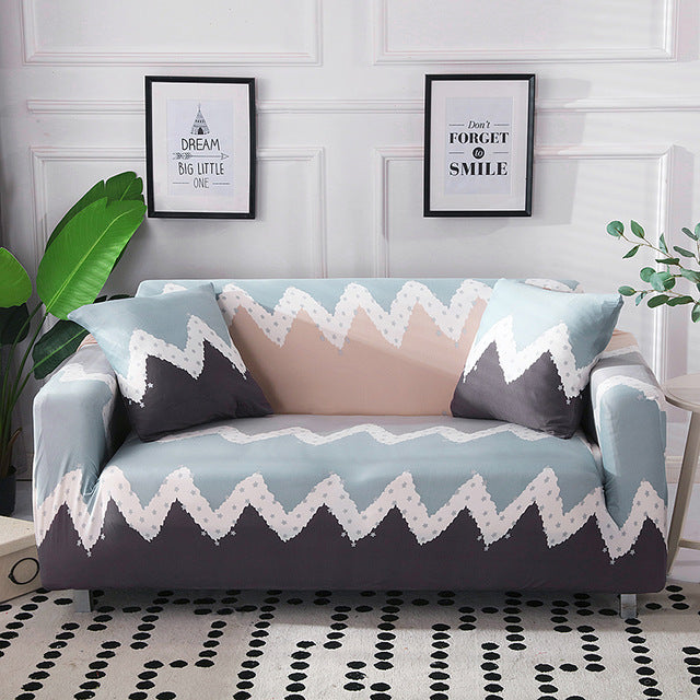 Sofa Sculpt Printed Sofa Cover