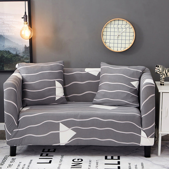 Sofa Sculpt Printed Sofa Cover