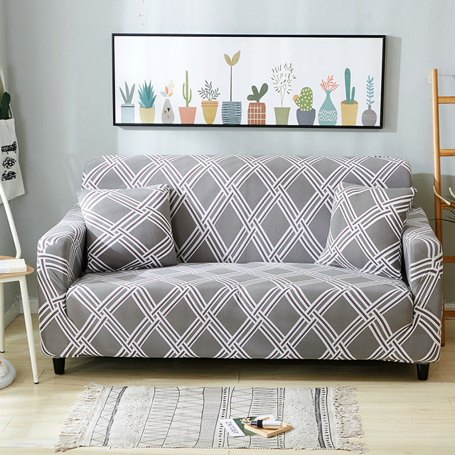 Sofa Sculpt Printed Sofa Cover