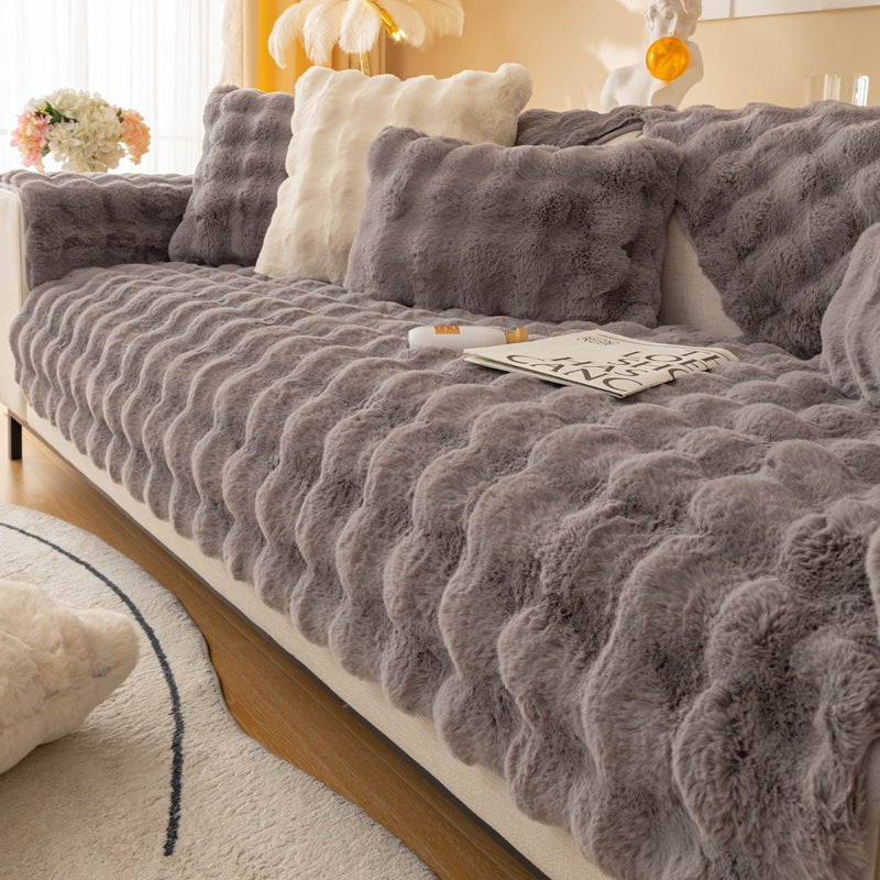 WarmEmbrace™ Faux Fur Couch Cover