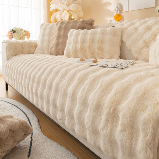 WarmEmbrace™ Faux Fur Couch Cover