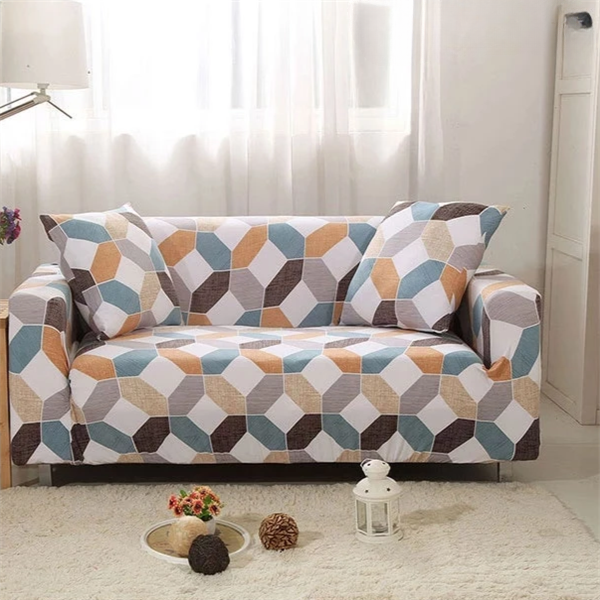 Sofa Sculpt Printed Sofa Cover